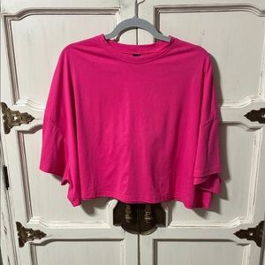 SHEIN Hot Pink Crop Top